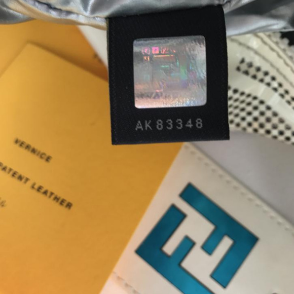 GONE! Fendi Large Crossword Patent Leather Bag - Picture 7 of 9